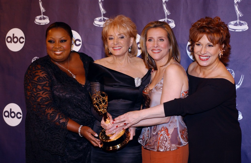 Star Jones, Barbara Walters, Meredith Vieira, and Joy Behar