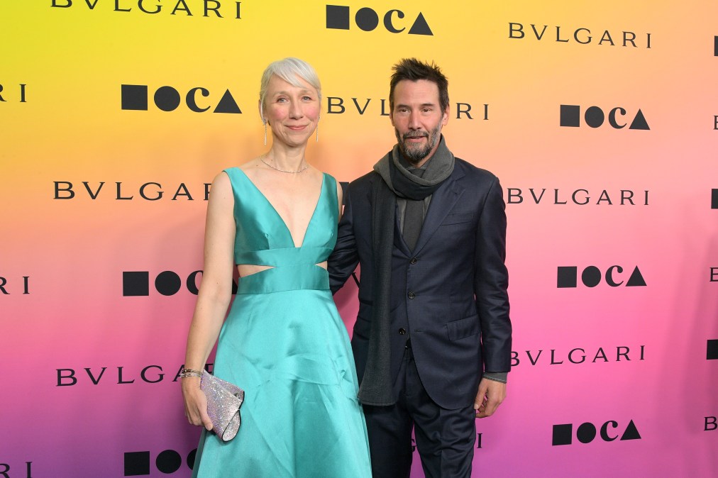 Alexandra Grant and Keanu Reeves 
