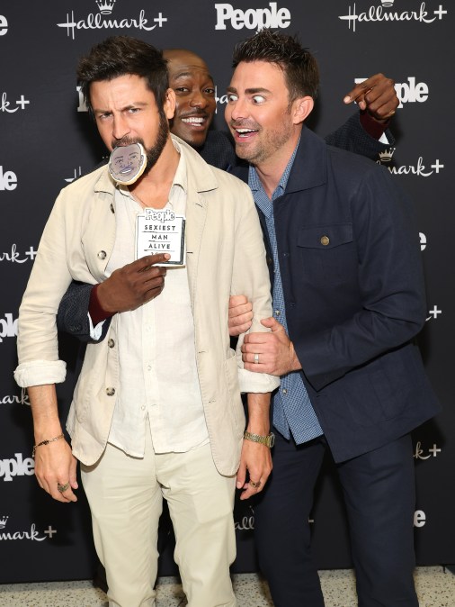 Tyler Hynes, B.J. Britt, and Jonathan Bennett