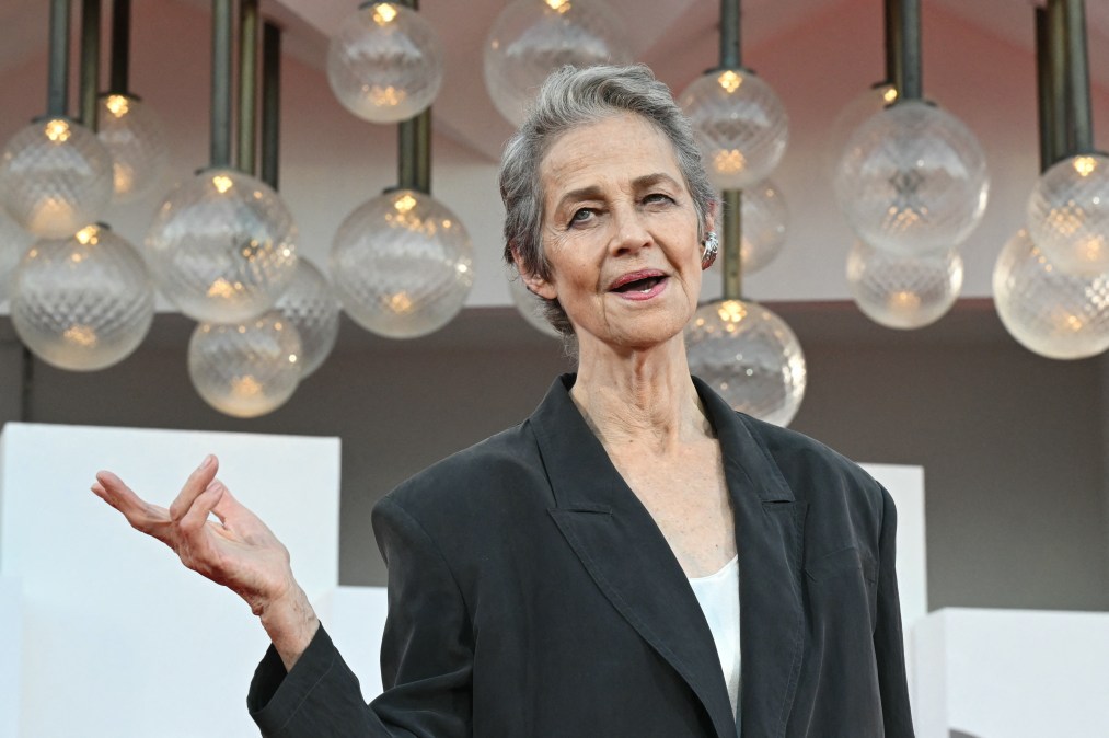 British actress Charlotte Rampling