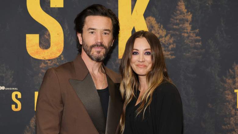 Kaley Cuoco & fiancée Tom Pelphrey
