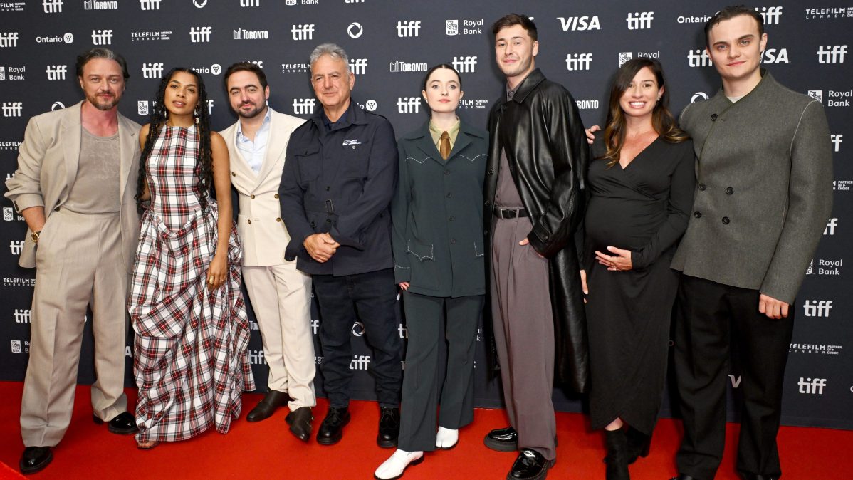 James McAvoy, Rebekah Murrell, Danny Page, Michael Mendelsohn, Lucy Halliday, Samuel Bottomley, Natalie Perrotta, and Séamus McLean Ross
