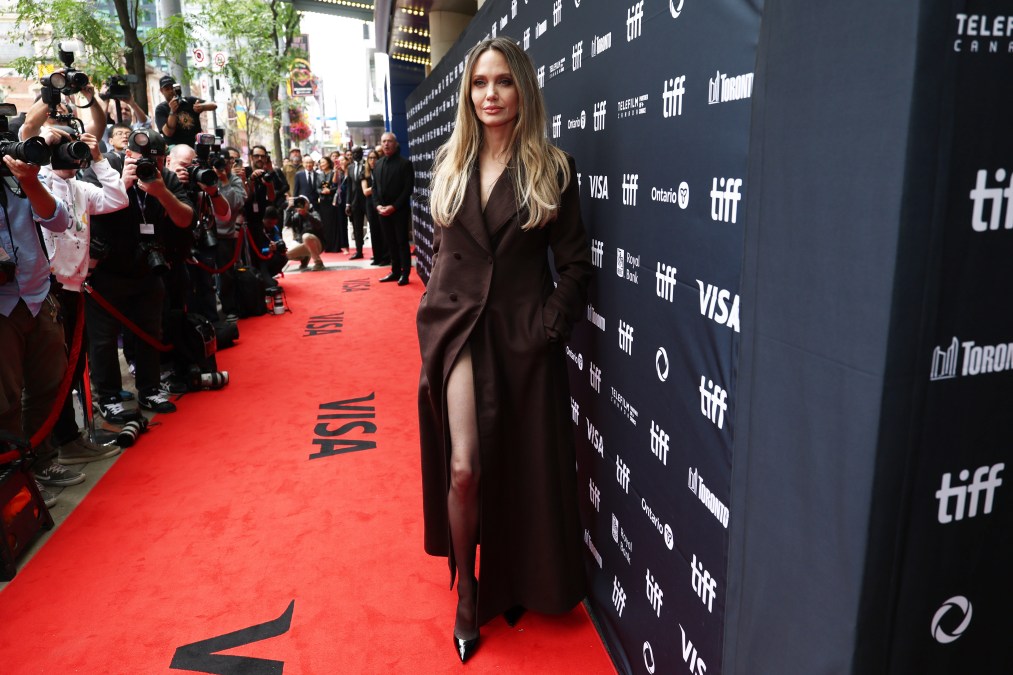 Angelina Jolie attends the premiere of "Couture"