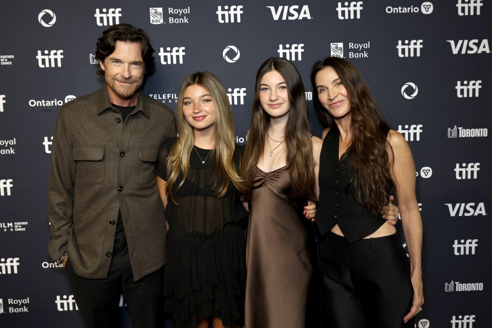 Jason Bateman, Francesca Nora Bateman, Maple Sylvie Bateman and Amanda Anka