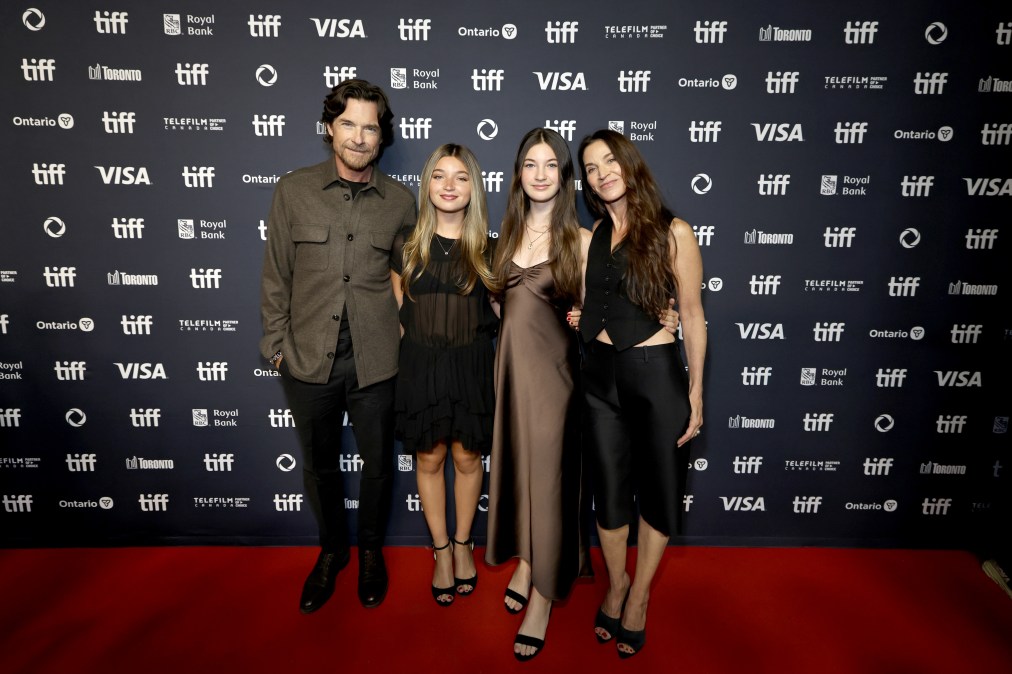 Jason Bateman, Francesca Nora Bateman, Maple Sylvie Bateman and Amanda Anka 