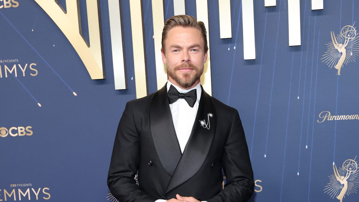 Derek Hough at the 2025 Emmys.