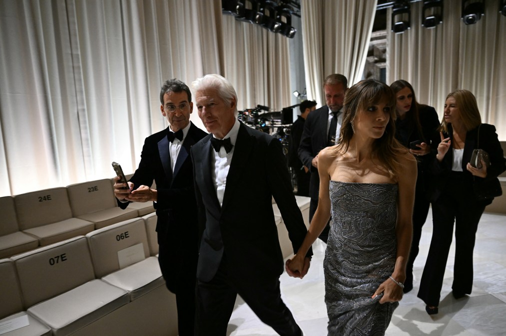 Richard Gere and Alejandra Silva 