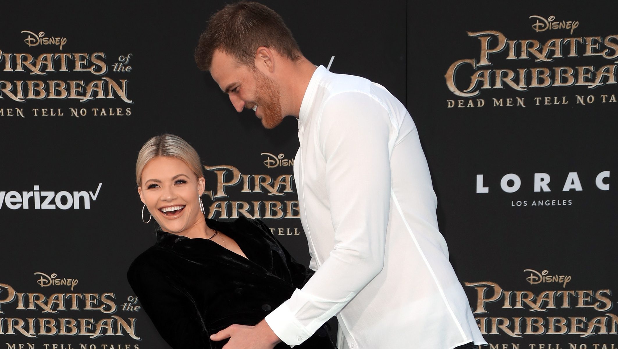 Dancer Witney Carson (L) and Carson McAllister