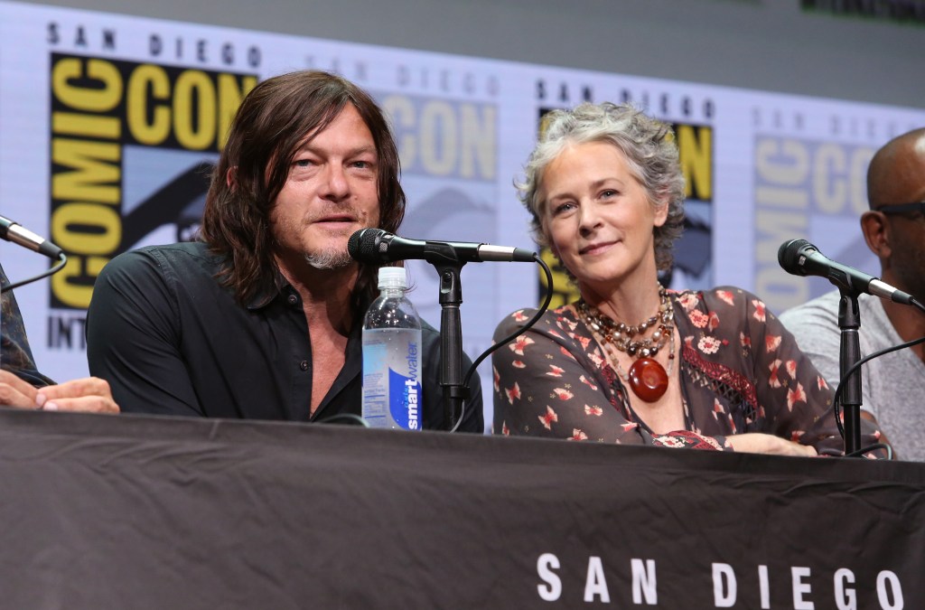 Actors Norman Reedus and Melissa McBride