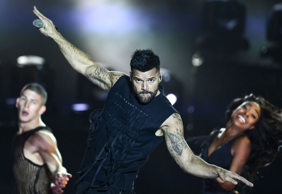 Puerto Rican musician Ricky Martin 