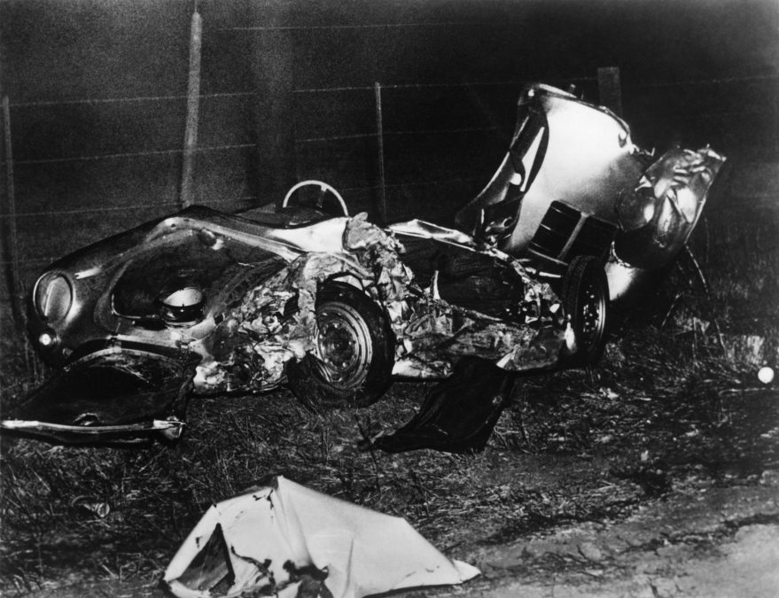 James Dean Car Crash Image