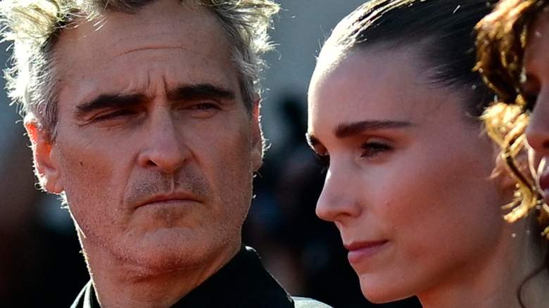 Joaquin Phoenix and Rooney Mara attend Venice Film Festival