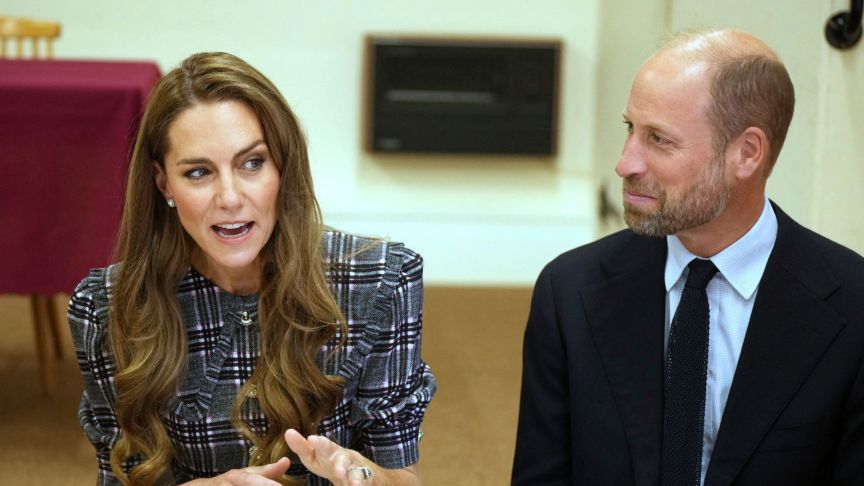Prince William and Kate Middleton visit the National Federation of Women's Institute (WI) in Sunningdale, west of London on September 8, 2025