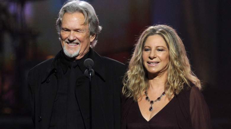 Kris Kristofferson and Barbra Streisand attend the Grammys