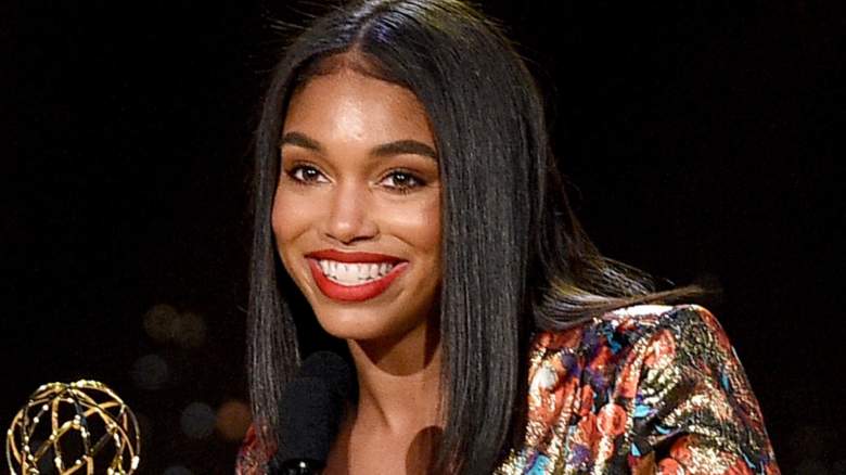 Lori Harvey smiling