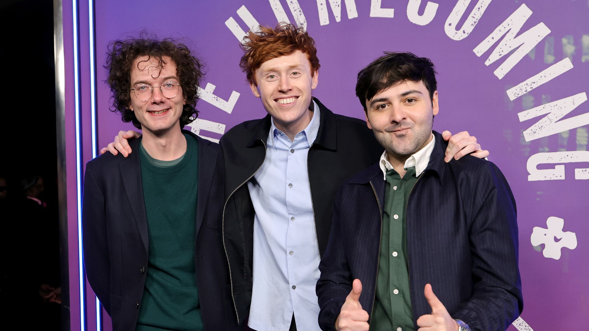 Martin Herlihy, Ben Marshall and John Higgins attend SNL50: The Homecoming Concert at Radio City Music Hall on February 14, 2025