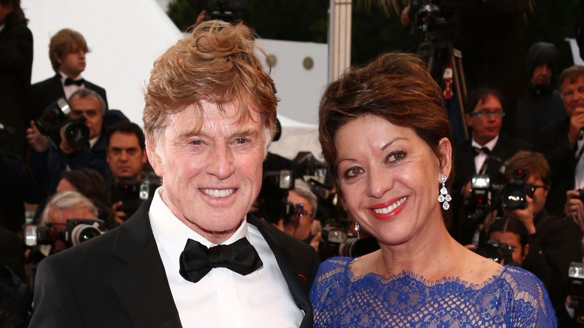 Actor Robert Redford and his wife Sibylle Szaggars attend the 'All Is Lost' Premiere during the 66th Annual Cannes Film Festival at Palais des Festivals on May 22, 2013