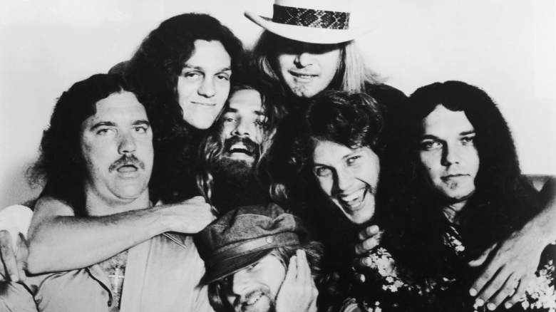Billy Powell, Allen Collins, Artimus Pyle, Leon Wilkeson, Ronnie Van Zant, Steve Gaines and Gary Rossington