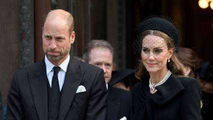 PHOTOS: The Royal Family Puts Up a United Front at Funeral Together