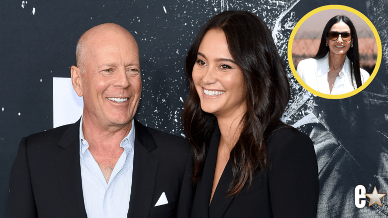 Demi Moore, Bruce Willis, Emma Heming Willis