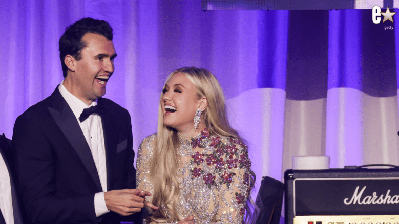 Charlie Kirk and his wife Erika Lane Frantzve