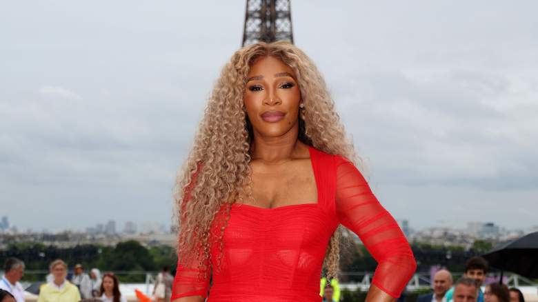 Serena Williams attends the red carpet ahead of the opening ceremony of the Olympic Games Paris 2024 on July 26, 2024