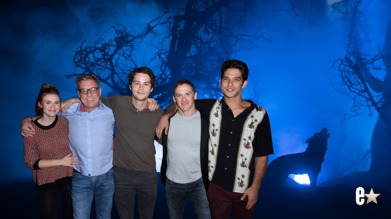 Holland Roden, Russell Mulcahy, Dylan O'Brien, Jeff Davis and Tyler Posey