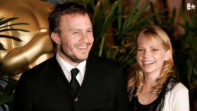 Actor Heath Ledger and actress Michelle Williams arrive at the Oscar Nominees Luncheon