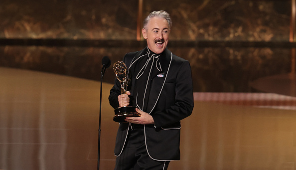 Scottish actor Alan Cumming accepts the award for Outstanding Reality Competition Program