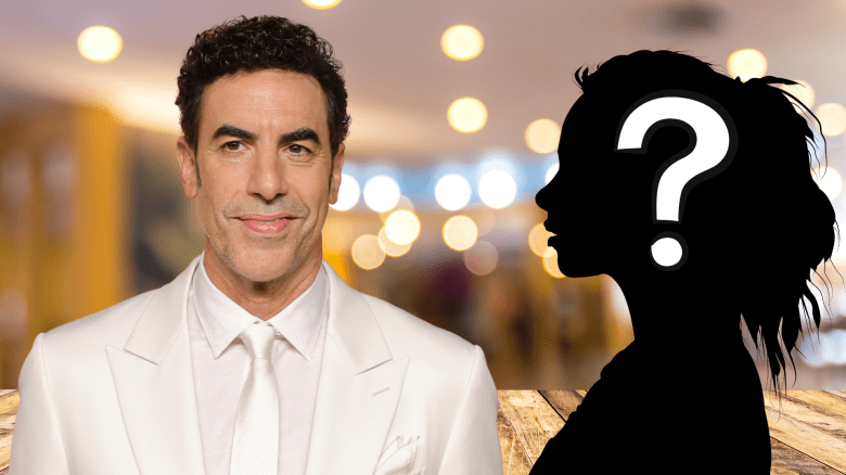 Sacha Baron Cohen and Hannah Palmer