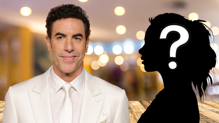 Sacha Baron Cohen and Hannah Palmer