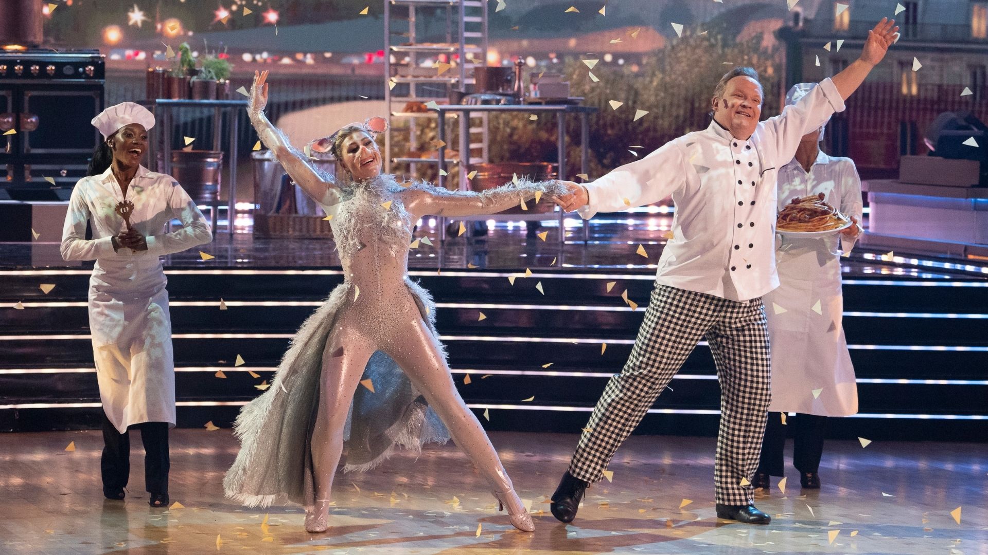 Emma Slater and Andy Richter