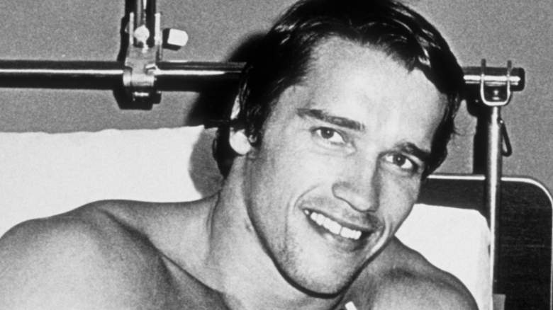 Arnold Schwarzenegger smiling