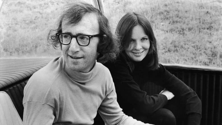Diane Keaton and Woody Allen filming Sleeper