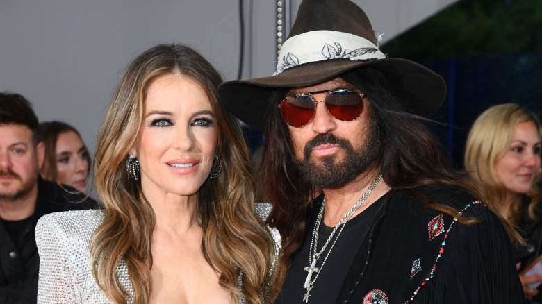 Elizabeth Hurley and Billy Ray Cyrus attend the NTA's 2025 at The O2 Arena on September 10, 2025