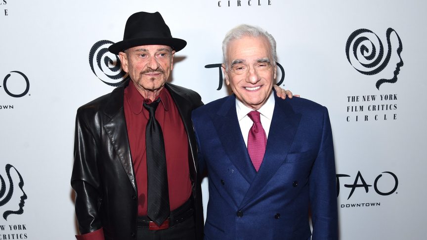 Joe Pesci and Martin Scorsese.
