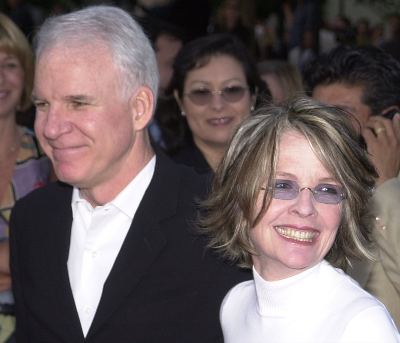 Actors Steve Martin and Diane Keaton