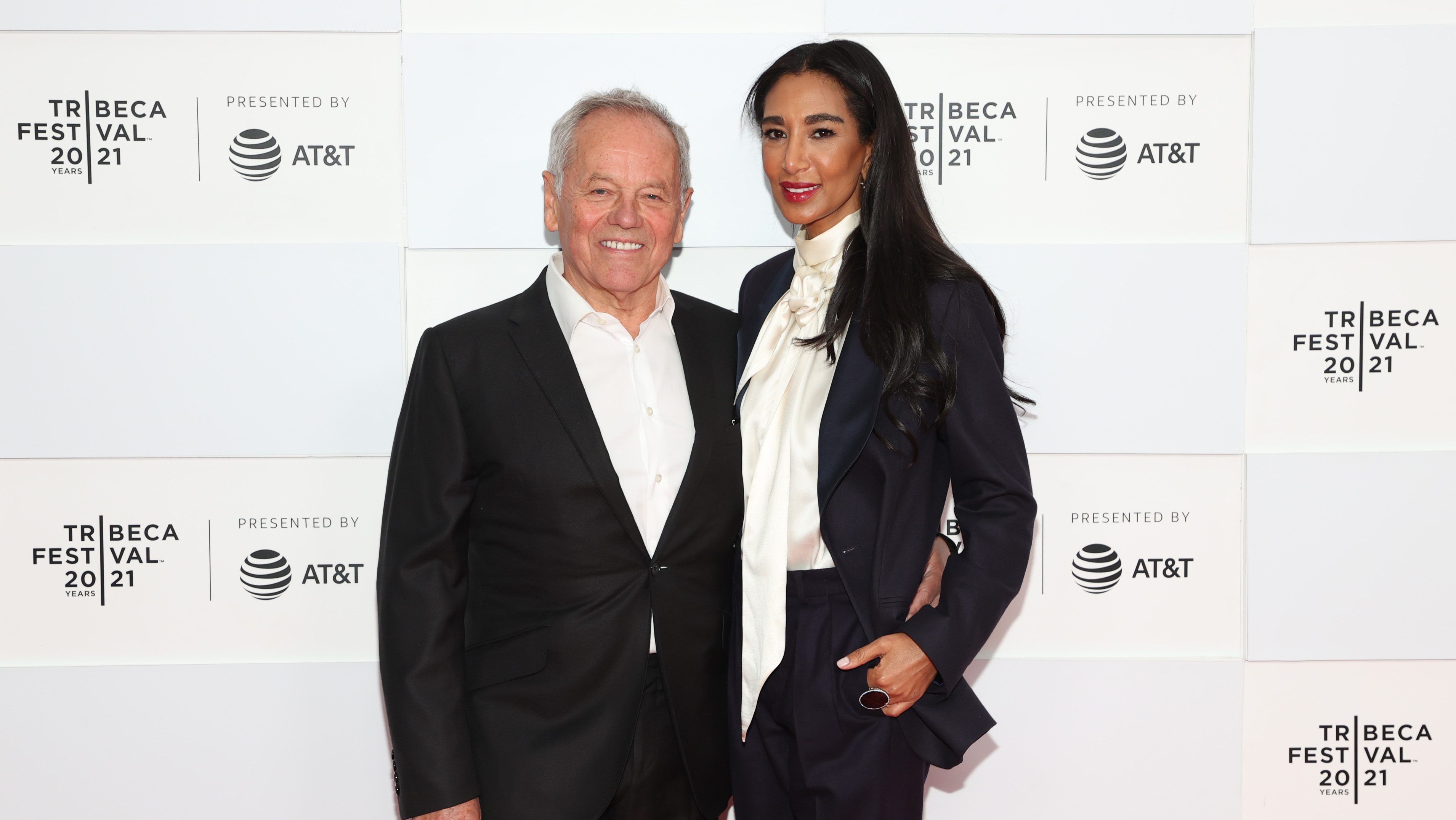 Wolfgang Puck and Gelila Assefa Puck.