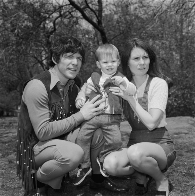 Michael Hawkins, Mary Jo Slater, and Christian Slater.
