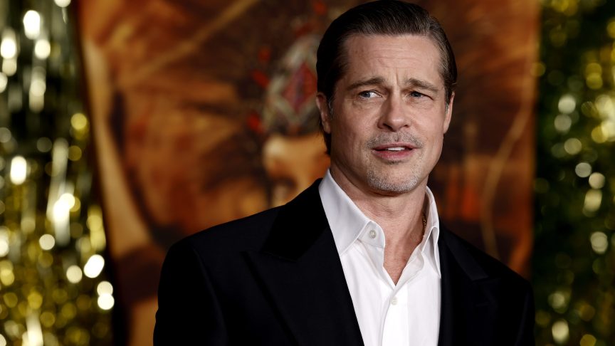 Brad Pitt Turns Heads With Bushy Mustache