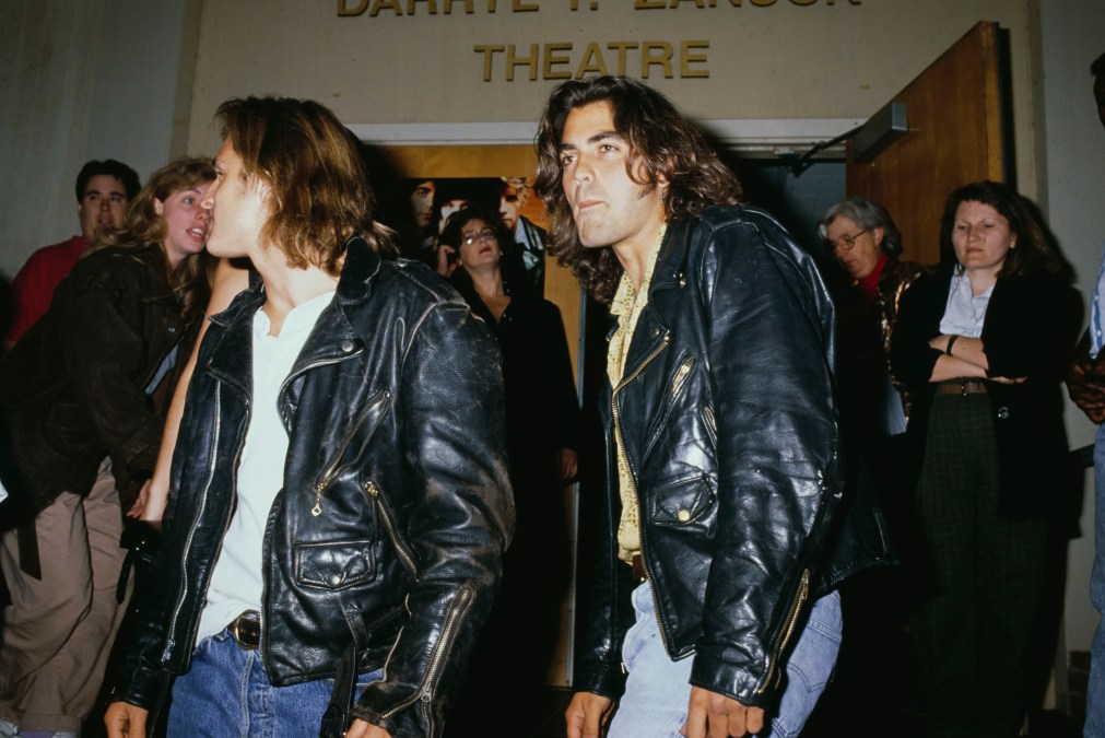George Clooney Rocks Long Hair