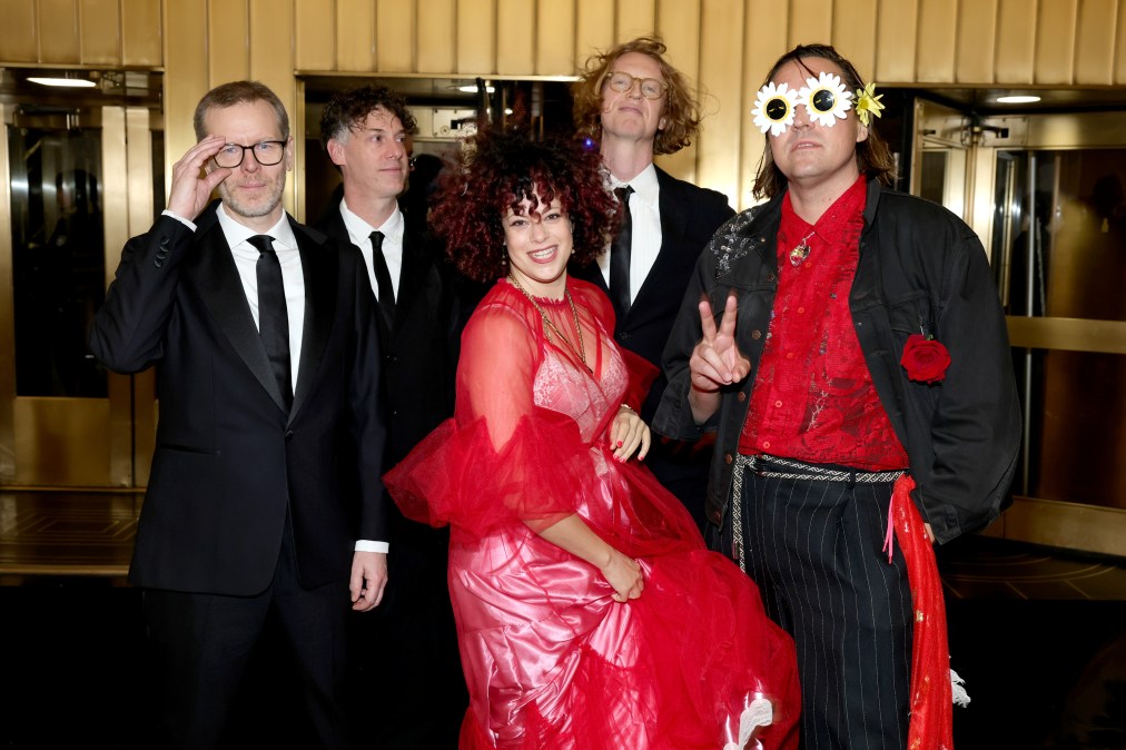 Tim Kingsbury, Jeremy Gara, Régine Chassagne, Richard Reed Parry and Win Butler