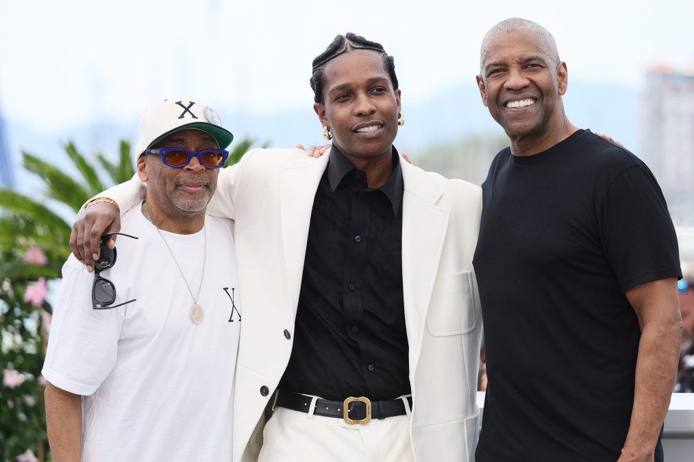 ASAP Rocky with Denzel Washington and Spike Lee