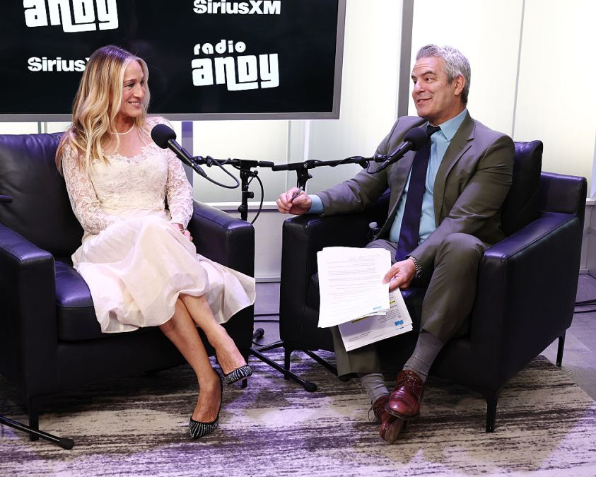 Andy Cohen and Sarah Jessica Parker