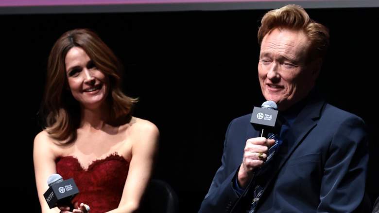 Rose Byrne and Conan O'Brien