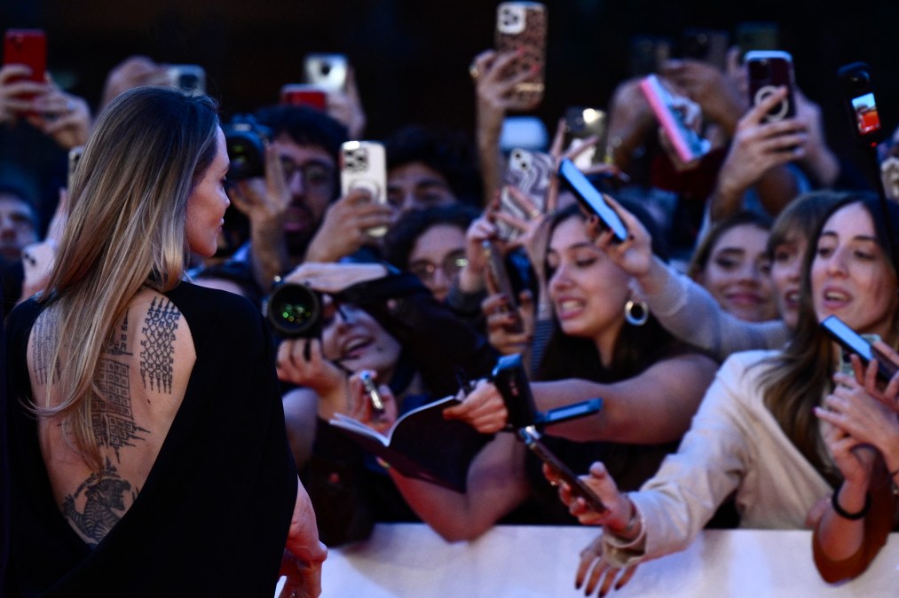 Angelina Jolie back tattoo
