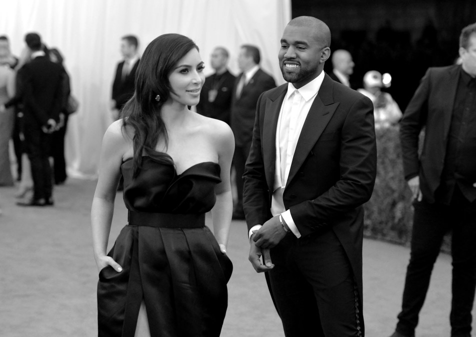 Kim Kardashian and Kanye West
