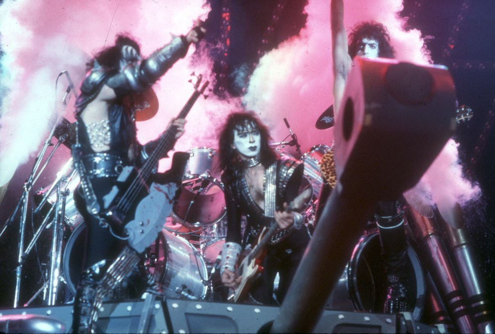 Gene Simmons, Paul Stanley and Ace Frehley 