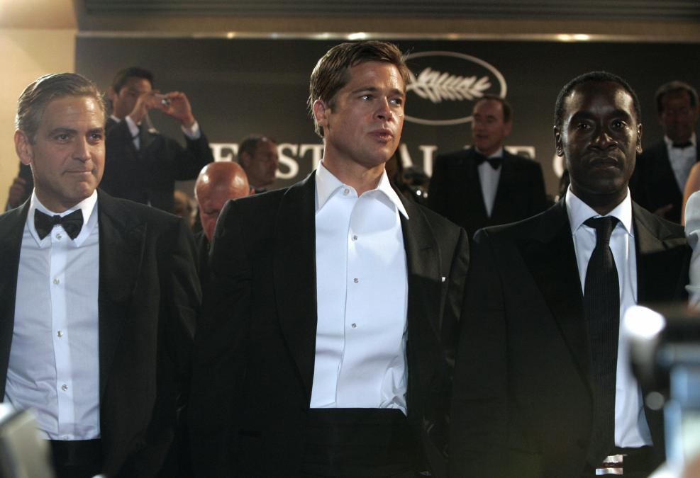 George Clooney, Brad Pitt, and Don Cheadle