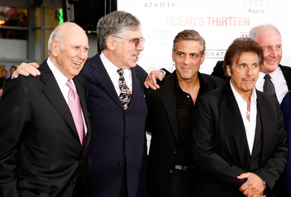 Carl Reiner, Elliott Gould, George Clooney, Al Pacino, and Jerry Weintraub